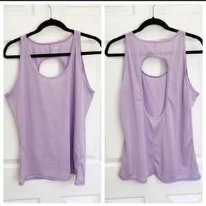 Fabletics Lilac Cutout Tank